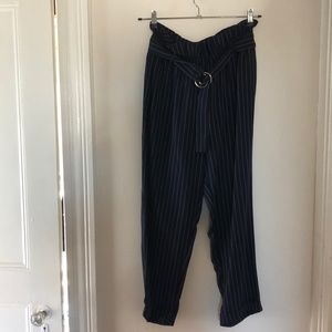 High waisted wide leg dress pants